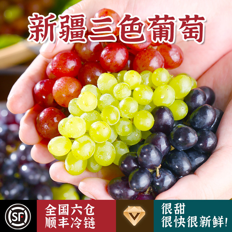 新疆吐鲁番三色葡萄/香甜多汁