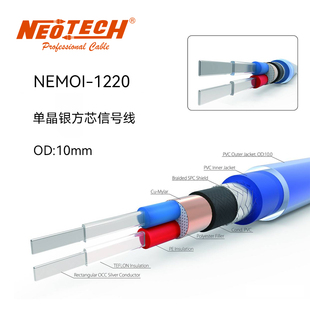 1220方芯单晶银信号线 万隆NEOTECH牌NEMOI