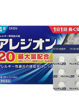 日本直邮SS制药白兔牌鼻炎灵片24粒针对急性鼻炎花粉过敏性鼻炎