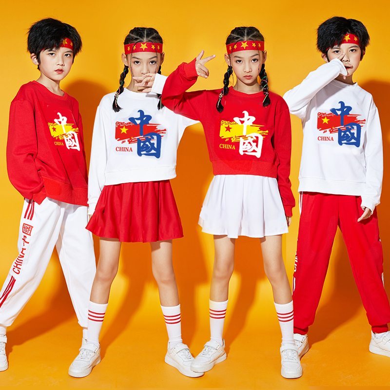 儿童啦啦队服校园幼儿运动会服装