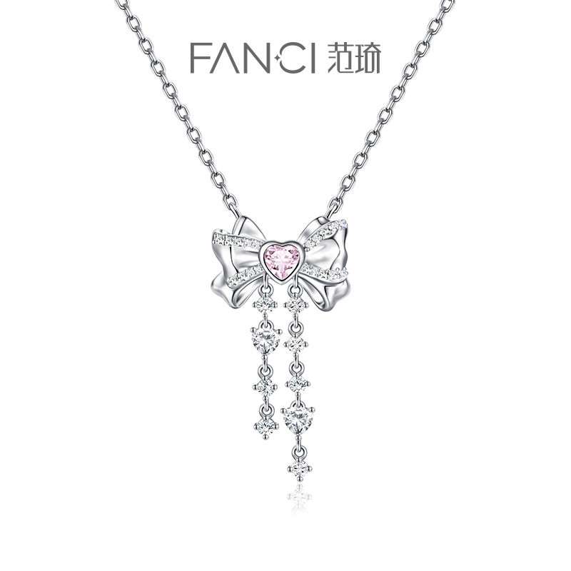 Fanci范琦 【灵动结系列】甜梦少女项链少女感甜美蝴蝶结礼物