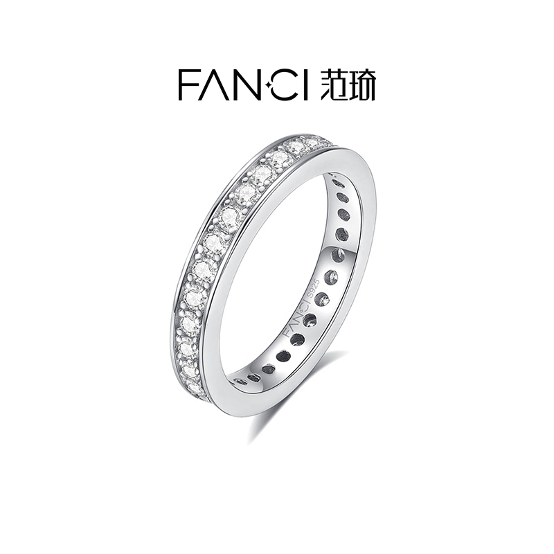 Fanci范琦莫桑石星环戒指
