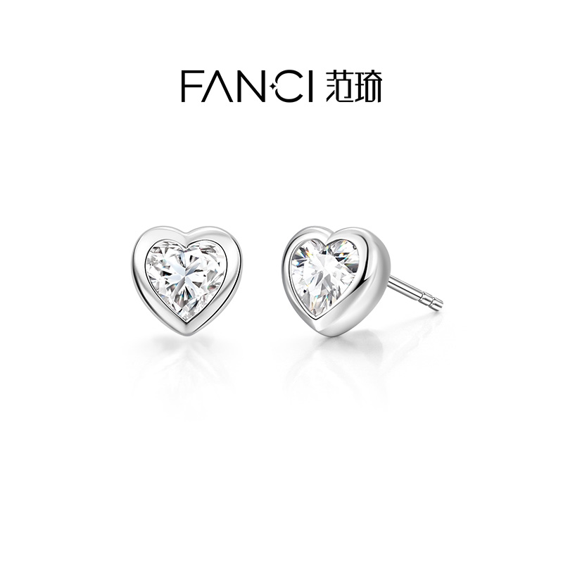 Fanci范琦初心耳钉925银轻奢小众简约精致小众设计高级感闺蜜