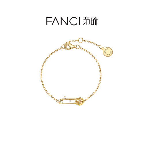 Fanci范琦【野玫瑰系列】野玫瑰荆棘手链别针爱心原创设计送女友