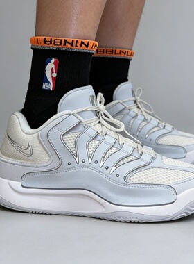 Nike KD 18 EP 灰白 舒适 防滑耐磨 低帮 篮球鞋 男款 HV1991-001