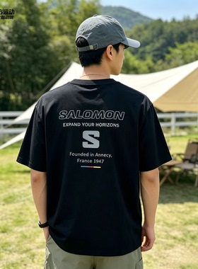 萨洛蒙圆领套头短袖T恤 SCOPE 男款