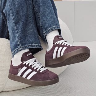 Adidas阿迪达斯 VL COURT 2.0 舒适百搭薄底耐磨 低帮板鞋 男女款