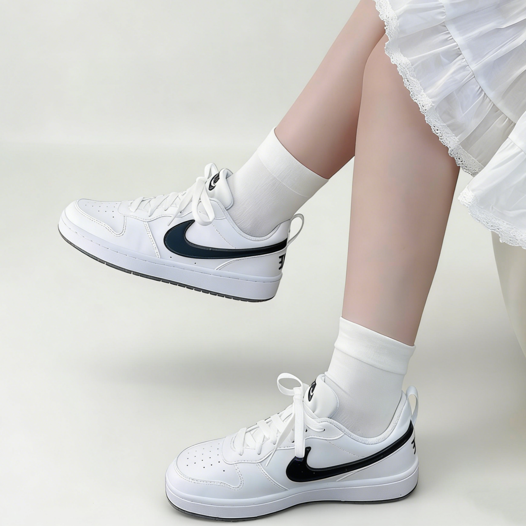 Nike Court Borough Low GS 舒适百搭防滑耐磨低帮板鞋DV5456-131,运动鞋new,板鞋,淘宝优惠券,粉丝福利购,淘宝优惠卷