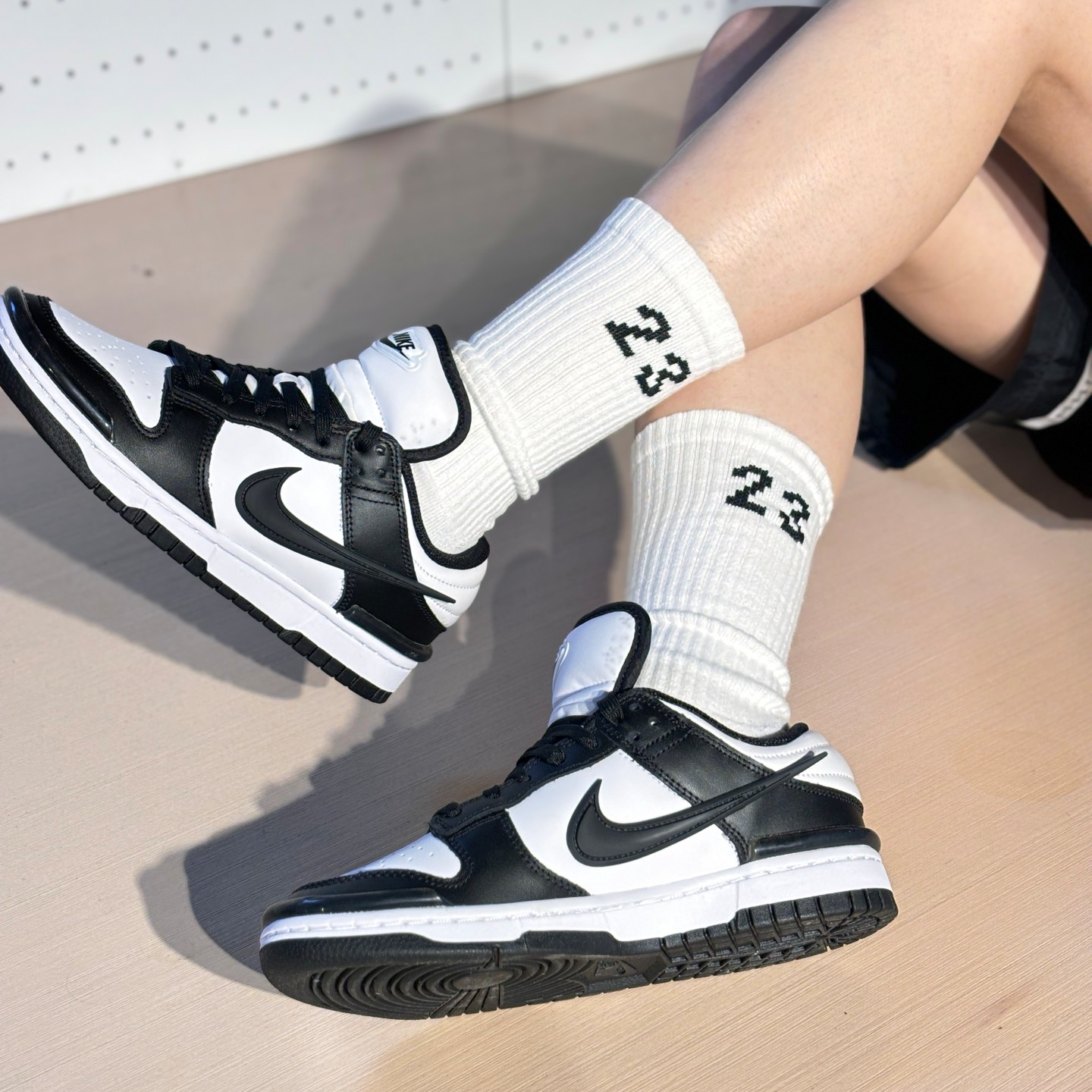 Nike Dunk Low Twist "Panda" 熊猫 低帮板鞋 女款 DZ2794-001,运动鞋new,板鞋,淘宝优惠券,粉丝福利购,淘宝优惠卷