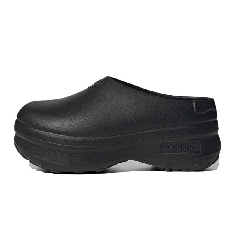 Adidas Originals AdiFOM 耐磨轻便 穆勒厨师鞋 黑色IE4626