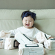 Bebesup韩国进口婴儿童宝宝湿巾加厚大珍珠纹棉柔 带盖家用大包装