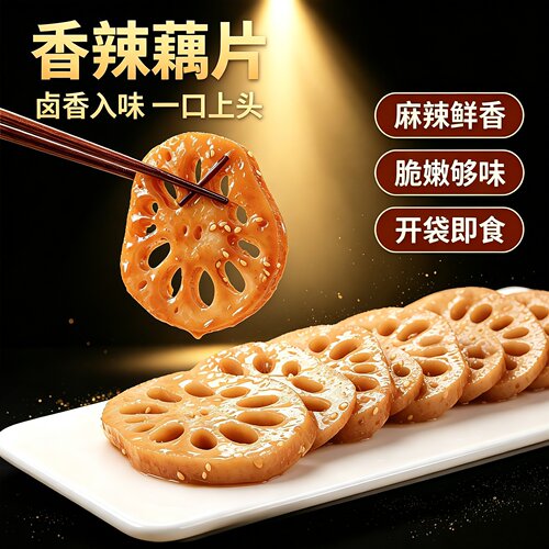 武汉冷记湖北特产正品网红麻辣藕