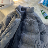 1005-2-LMF1105-P128现货冬季港风男士宽松情侣保暖加厚棉衣棉服，男装棉衣，星座1005-2