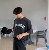 1005-2-T9112-P35夏季韩版港风男士宽松圆领休闲上衣短袖T恤，男装T恤，星座1005-2