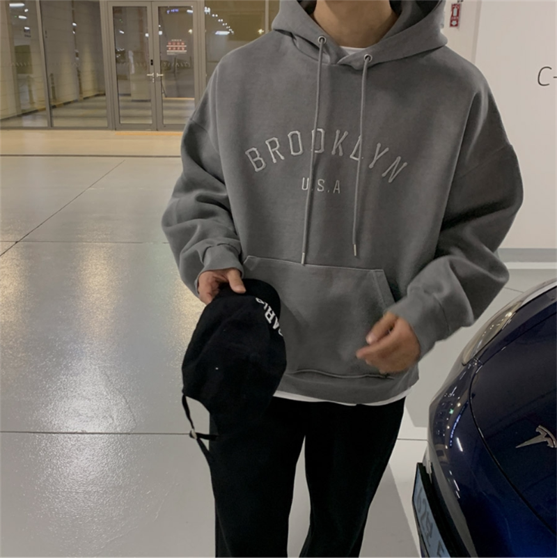 1005-2-WY731-P60春秋季韩版男士宽松休闲连帽套头卫衣上衣外套,男装卫衣,星座1005-2