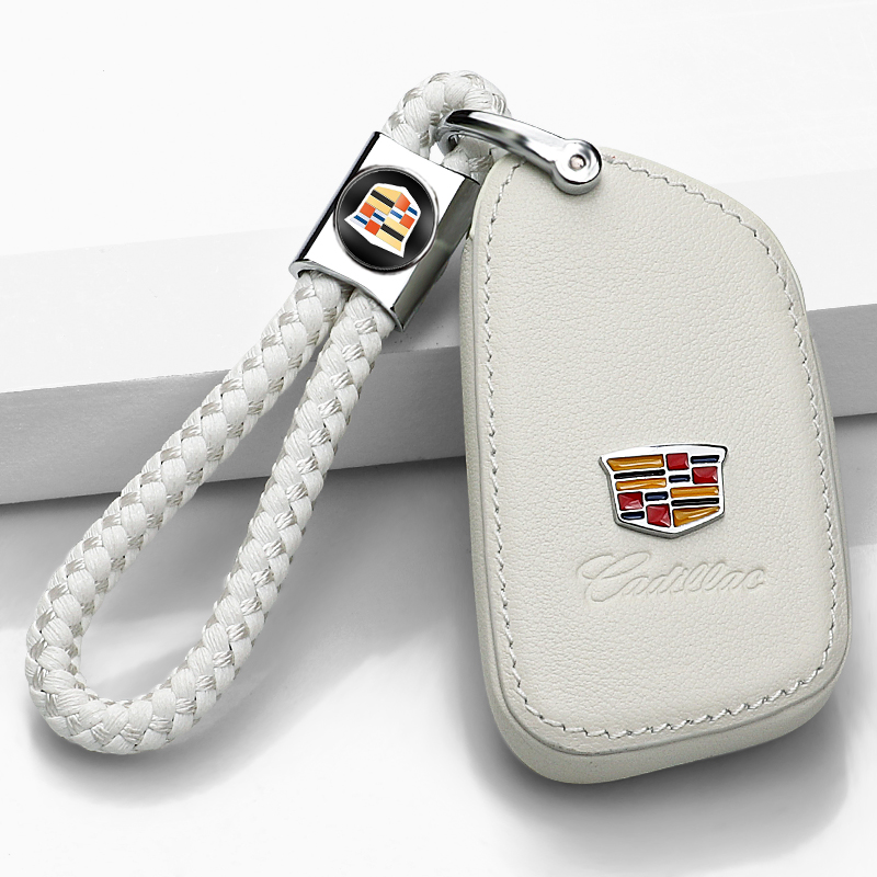 适用22/23/24款凯迪拉克CT5 CT4 GT4车钥匙套刀锋真皮钥匙包扣壳