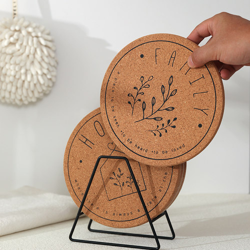 软木隔热垫餐垫锅垫3件套