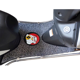 适用于豪爵摩托车新喜之星踏板垫HJ100T-7M/7C丝圈脚垫防水防滑垫