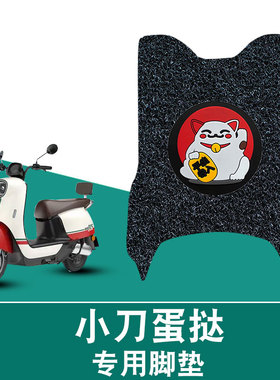 适用于小刀蛋挞国风版-KG丝圈脚垫TDT23321Z新国标电动车丝圈脚垫