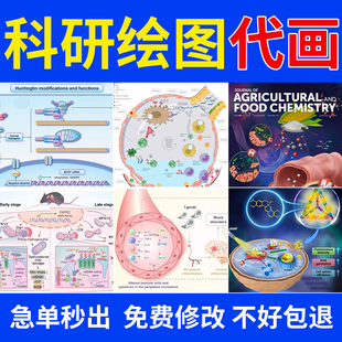 3dmax科研绘图期刊封面图设计科研作图机制图代画toc图科研插图