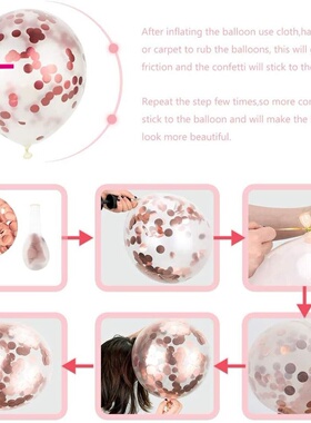 极速Rose Gold Birthday Decoration Set HappyN Balloon Party D