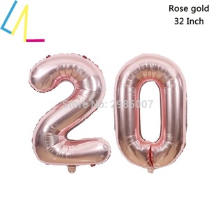 极速balbloon 16 18 20 21 30th birthday balloons happy birthd