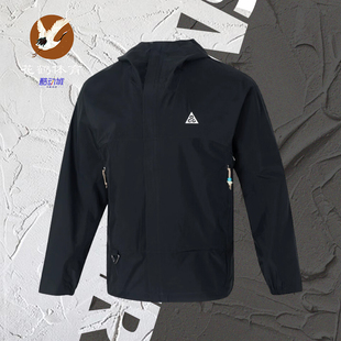 Nike耐克ACG男女同款户外防水软壳连帽冲锋衣夹克外套 DV9416-010