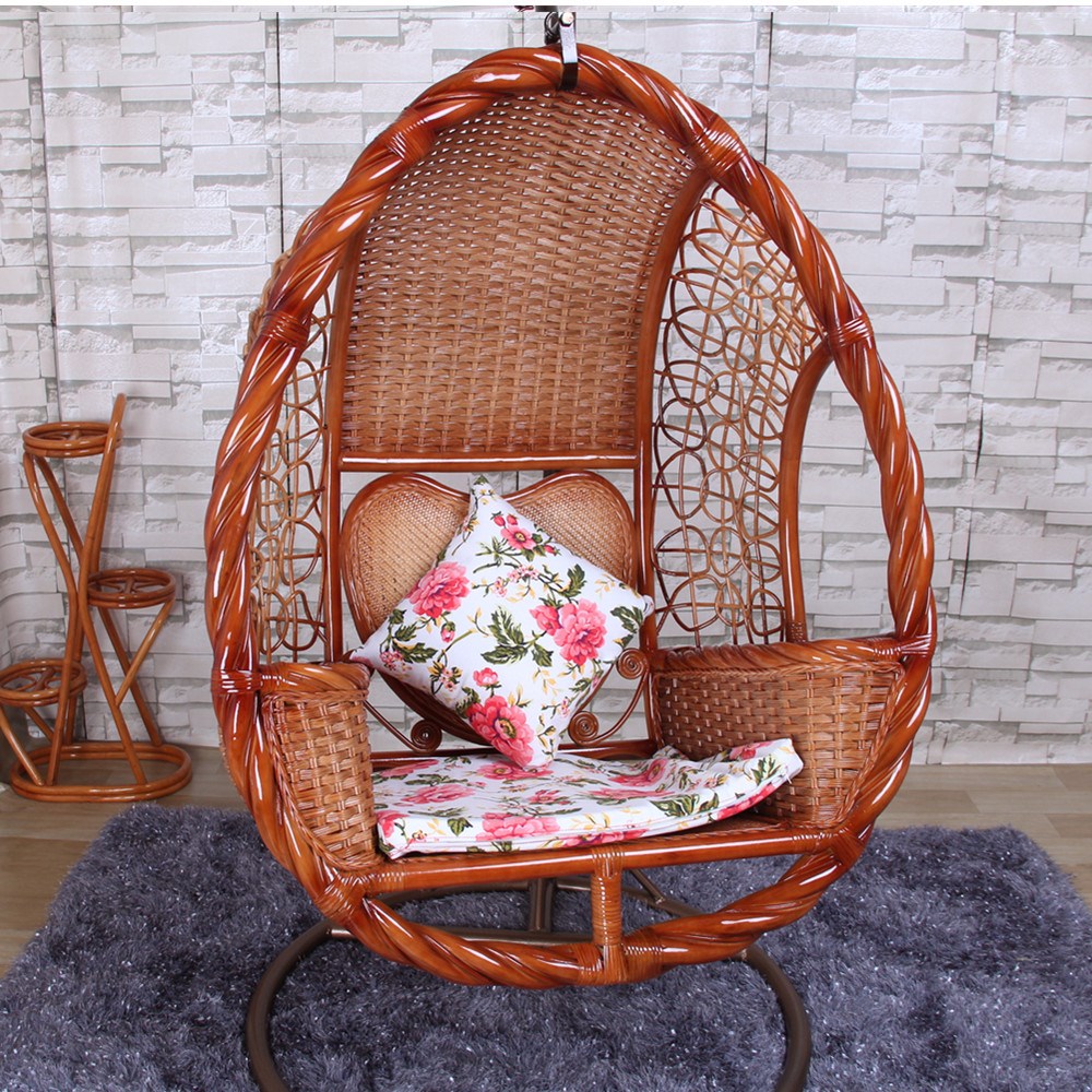 天然真藤吊篮藤秋千吊椅户外室内鸟巢吊篮藤躺椅藤w摇椅腾椅吊床