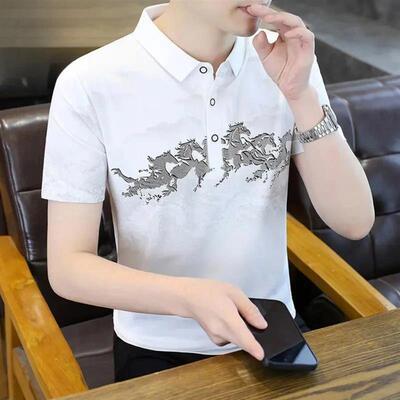 Scott服饰2男士翻领短袖夏季POLO衫潮流休闲商务百搭上衣