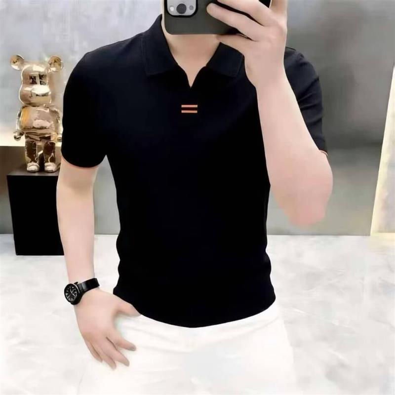 专柜正品】夏季男士纯棉短袖Polo衫清凉透气百搭男士翻领t恤短袖