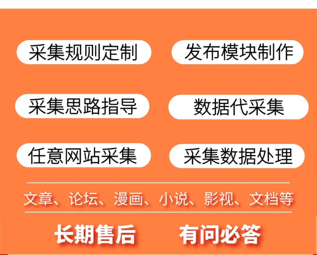 小说影视文章蓝天采集器采集规则代写，各类cms均可采集 商务/设计服务 设计素材/源文件 原图主图