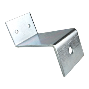 Z字型固定件角码梯形大角铁连接件预埋件幕墙支架层板托连接40宽