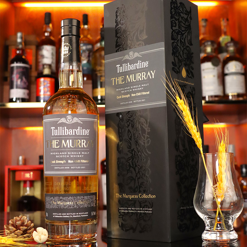 图里巴丁伯爵2007礼盒装苏格兰单一麦芽威士忌700ml进口洋酒行货