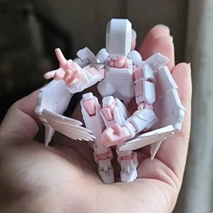 3d打印人偶第三代dummy幸运13十三多全关节可动手办带翅膀女版3