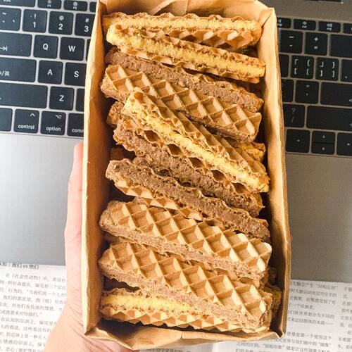 芝士巧克力夹心威化饼