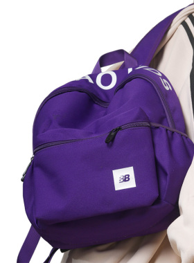 滨斯熊儿童书包葡萄紫色初高中大学生双肩背包书包休闲校园书包