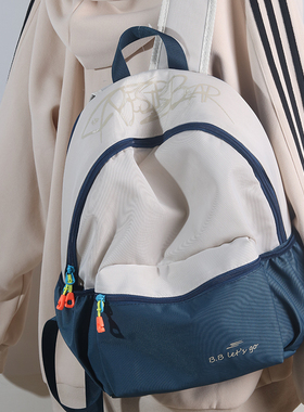 滨斯熊儿童书包新品尼龙小熊初中高中大学生双肩背包书包逛街旅游