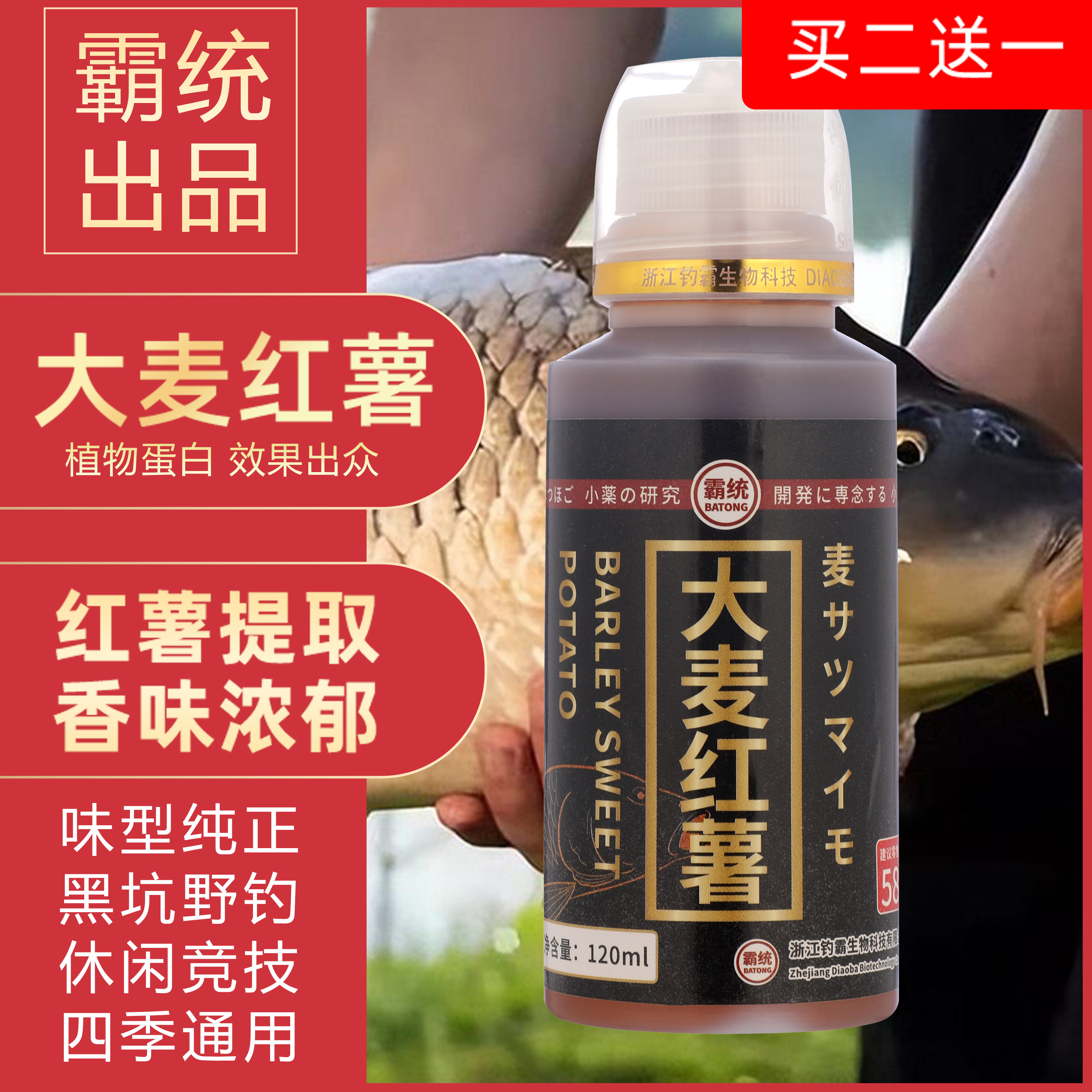 高浓度大麦红薯钓鱼小药图片