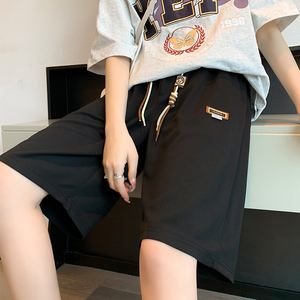 夏季复古宽松跑步五分裤子沙滩裤休闲运动短裤K3114-P32女款图片