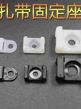 STM-2 M5/M6尼龙扎带固定座HC-1凹型电线块M3/M4/M5M6螺丝孔HC-2
