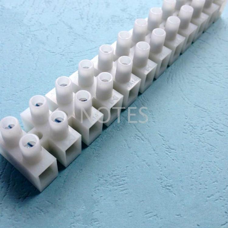 金笔铜芯端子台PA14HDS-12 高底带压片12排,10平方线