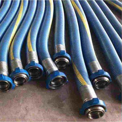 耐酸碱钢丝复合软管化工放料软管DMF溶剂醚耐腐蚀防爆防静电管3寸