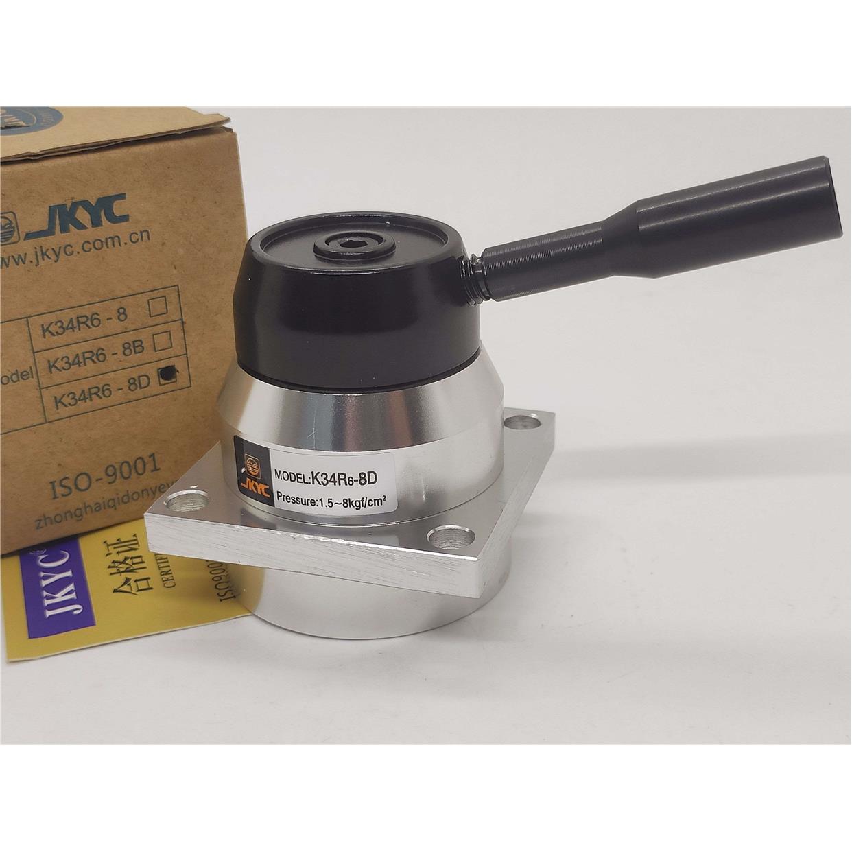 JKYC中海气动K34R6-8B 8D手转阀JNC三位四通手扳阀手动开关阀