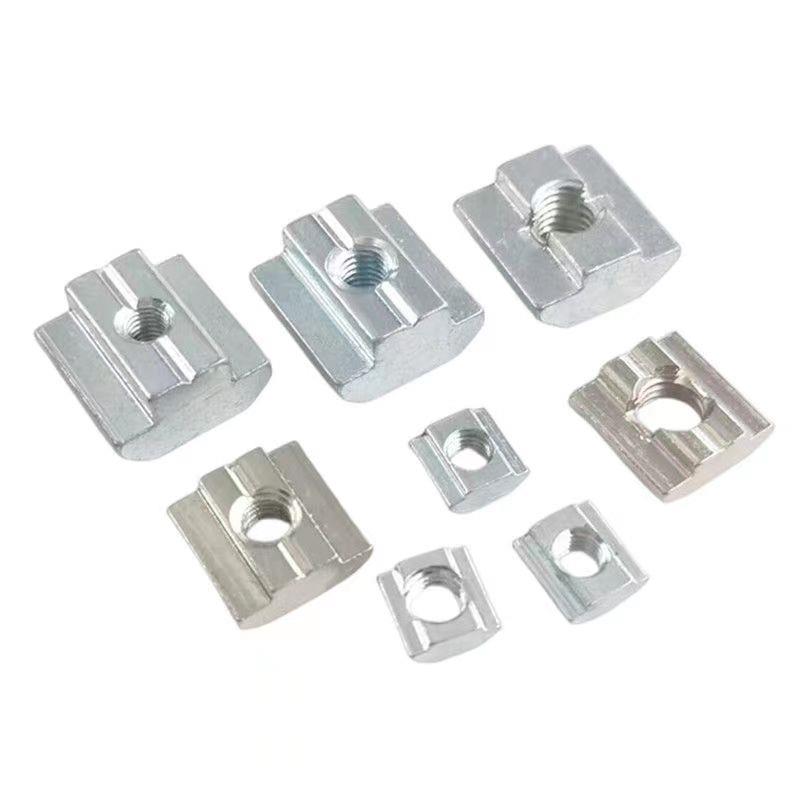 四方型滑块螺母T型国欧标203040404545铝型材螺帽M856内六角螺丝