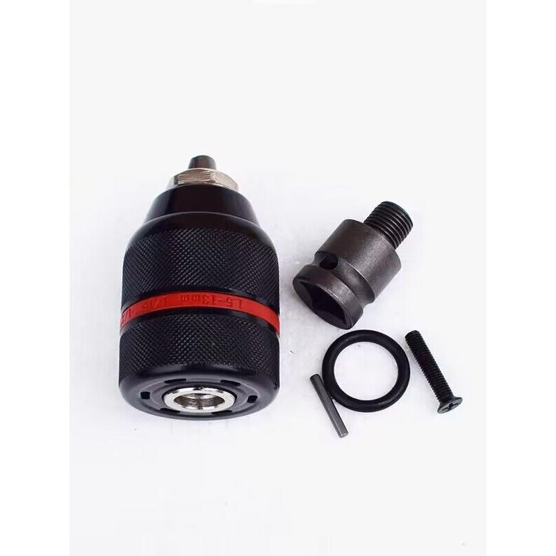 德国进口金属棘轮自锁钻夹头 防锁死螺母压板易拆 接头电动扳手变