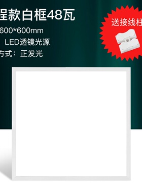 新新品集成吊顶hled格板灯天花铝扣板灯厨房卫生间走U工嵌入式廊