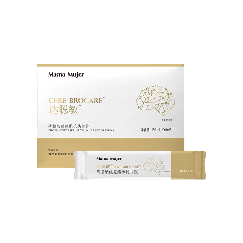 MamaMujer慕婕达聪敏磷脂酰丝氨酸核桃肽饮大聪明