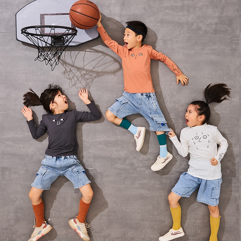 儿童T恤打底衫秋冬新款内搭保暖