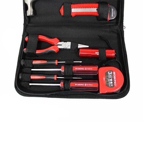 新品。W12组0 10件套布包家用z工具套装 电具维修五金手动工工1套
