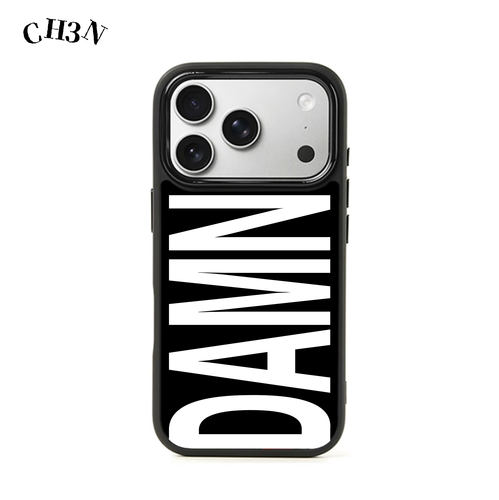 CH3N·DAMN适用iPhone17/16promax神甲手机壳简约15艺术防摔14小众13个性12黑框手机套创意ins苹果保护壳